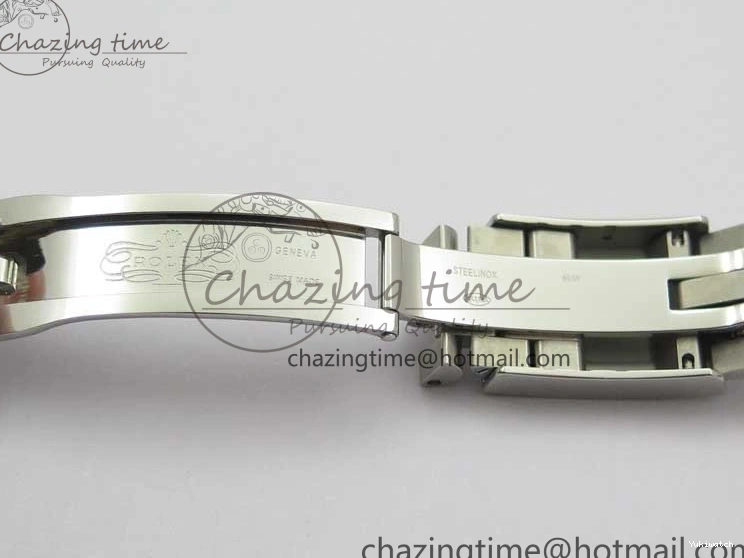 GMT-Master Blue 904L V3 Diamonds Jubilee Dial GMF Bracelet SA3285 II Steel On CHS White Bezel Black Edition Best 0330